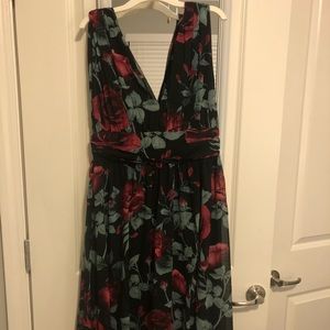Lulus midi floral dress